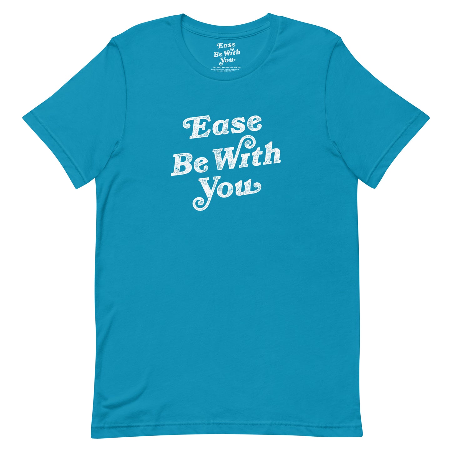 100% Cotton Unisex T-Shirt in Aqua