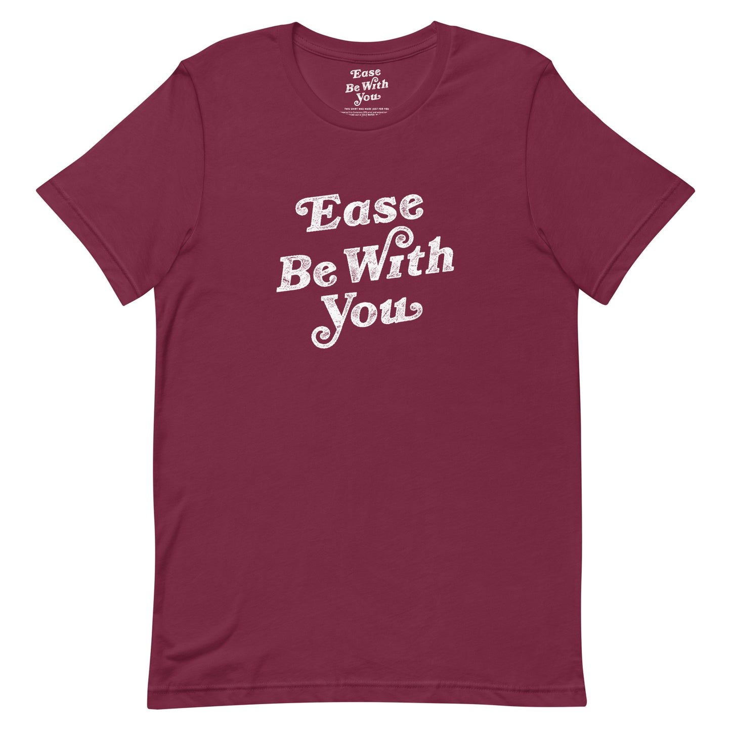 100% Cotton Unisex T-Shirt in Maroon