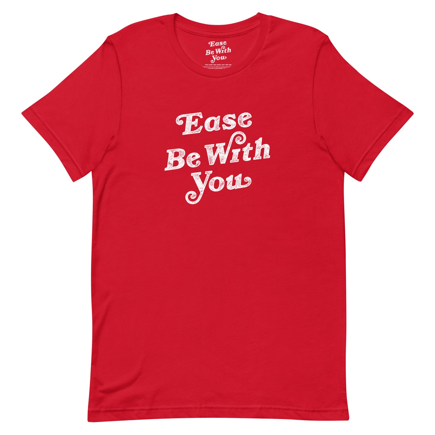 100% Cotton Unisex T-Shirt in Red