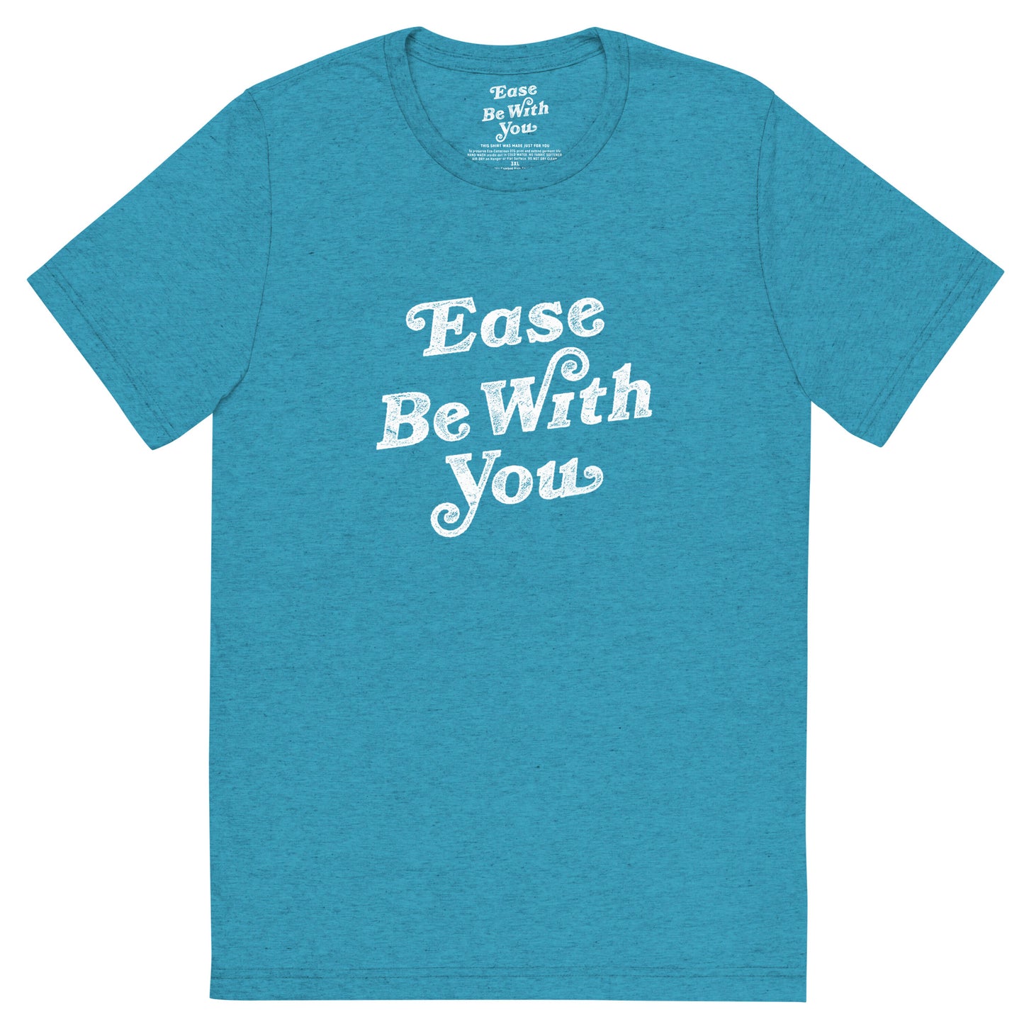 Tri-Blend Unisex T-Shirt in Aqua