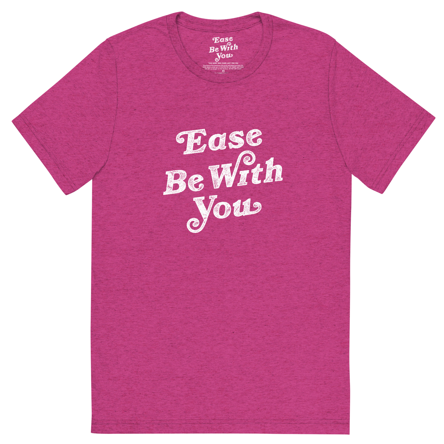 Tri-Blend Unisex T-Shirt in Berry