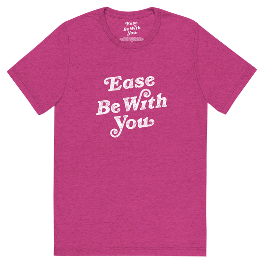 Tri-Blend Unisex T-Shirt in Berry