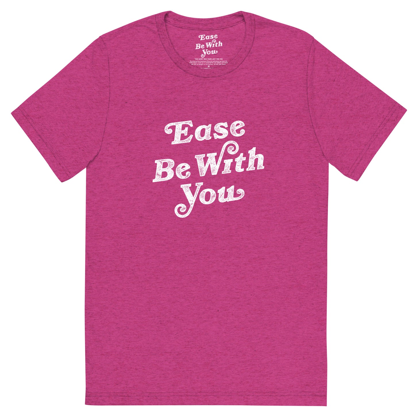 Tri-Blend Unisex T-Shirt in Berry