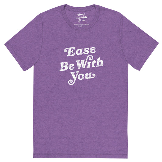 Tri-Blend Unisex T-Shirt in Purple